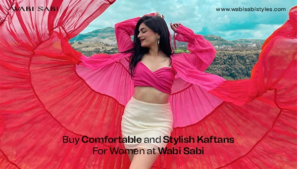 Buy Comfortable And Stylish Kaftans For Women At Wabi Sabi